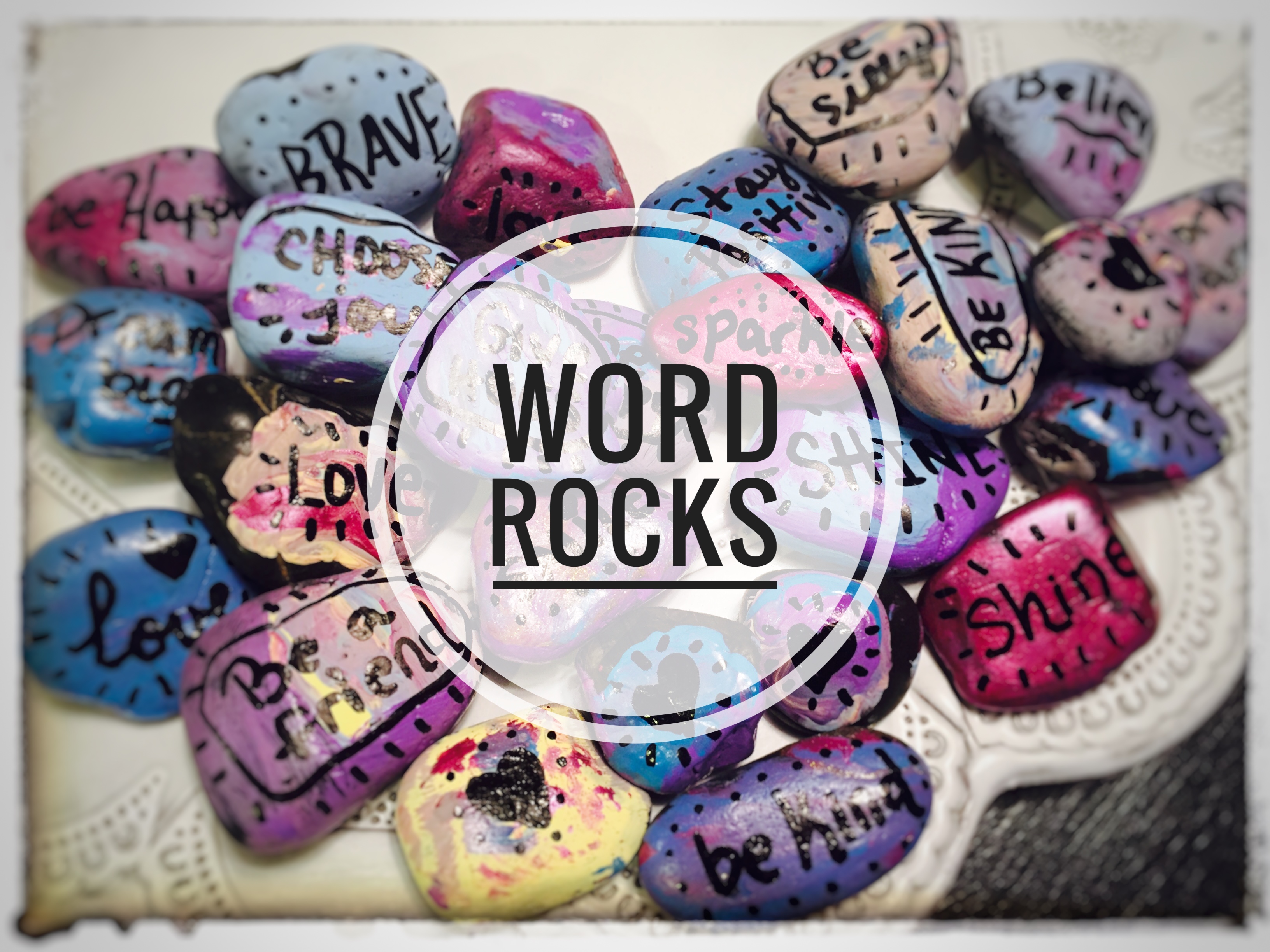 Words Rocks Insprstional OEN Wholesale Inspirational Word River Stones