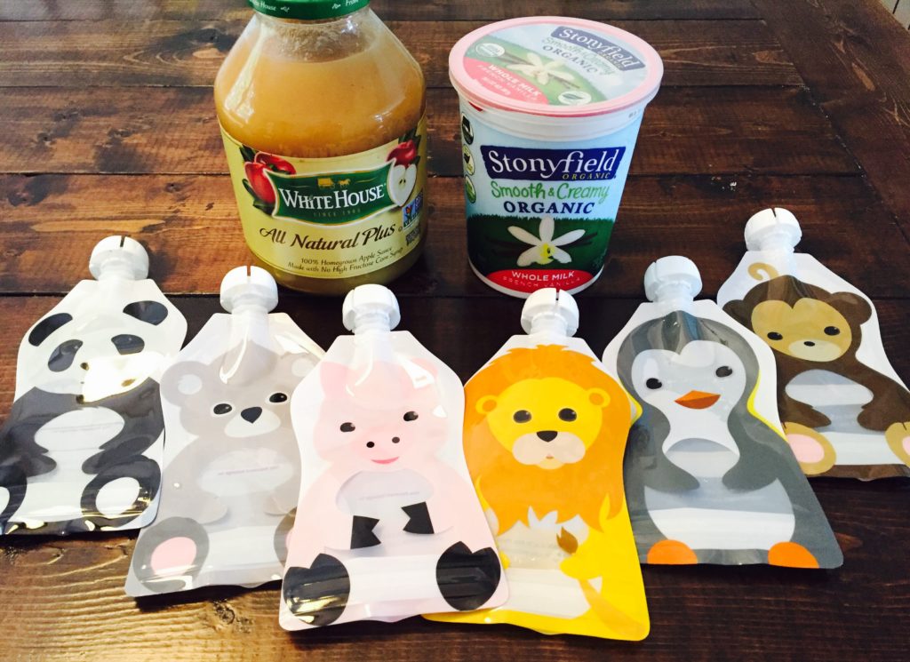 DIY Yogurt Pouches for Toddlers and Preschoolers