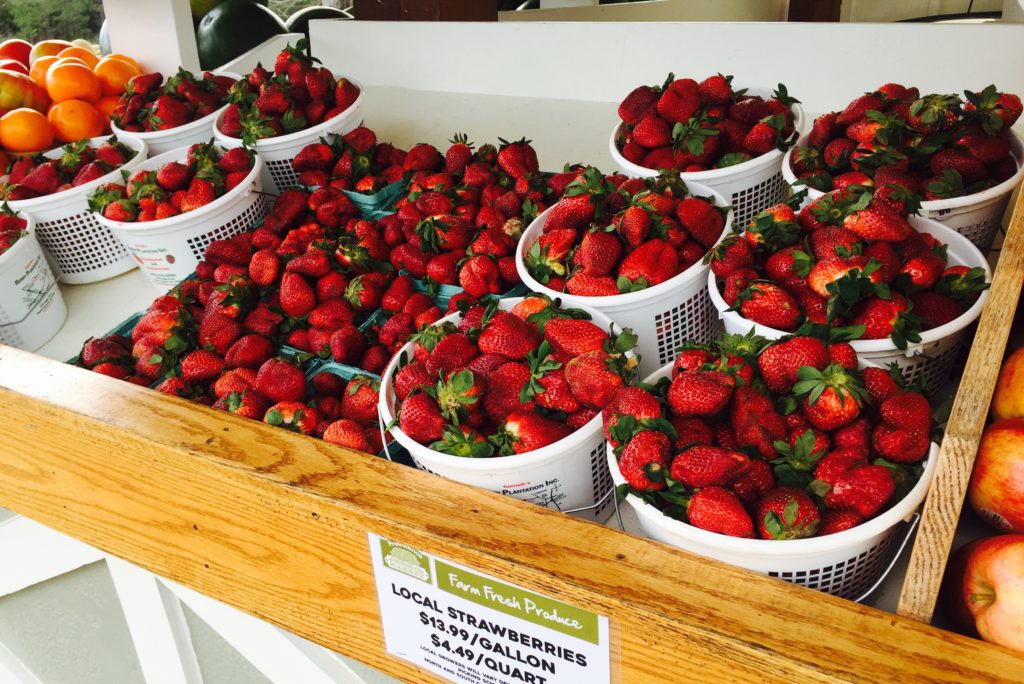 Farmers Market Strawberries