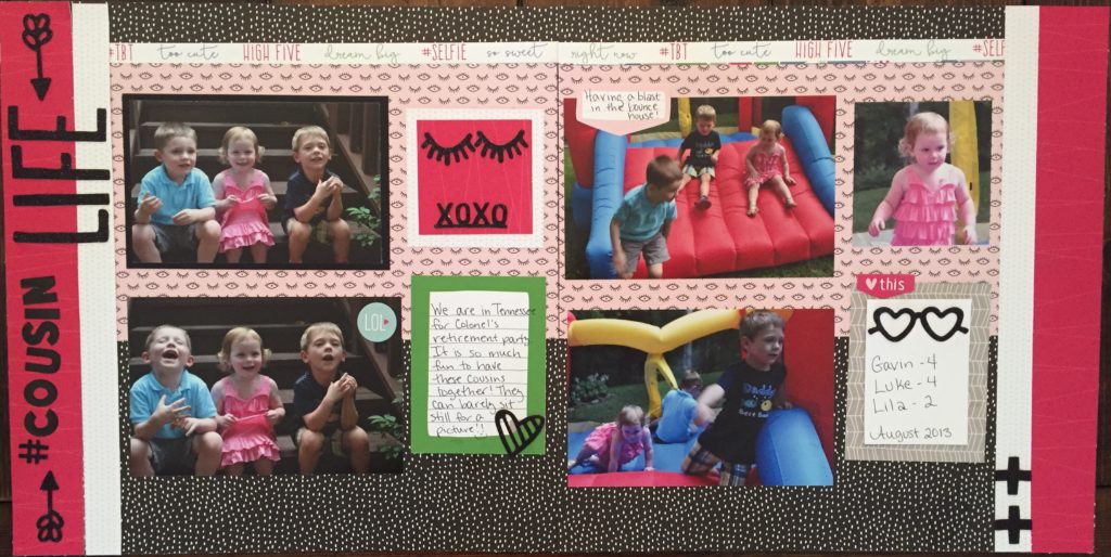 scrapbook layout