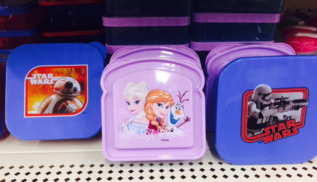 character lunch containers