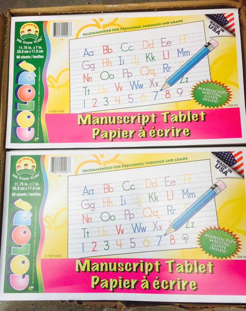 Preschool Supplies at Dollar Tree