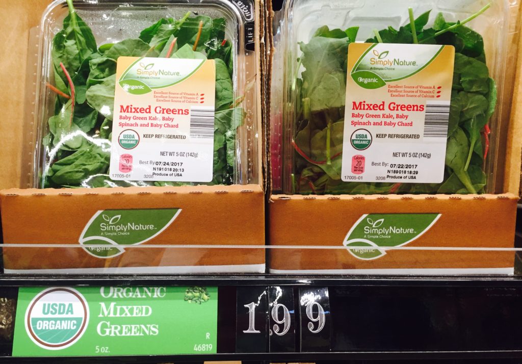 ALDI Organic Salad Products