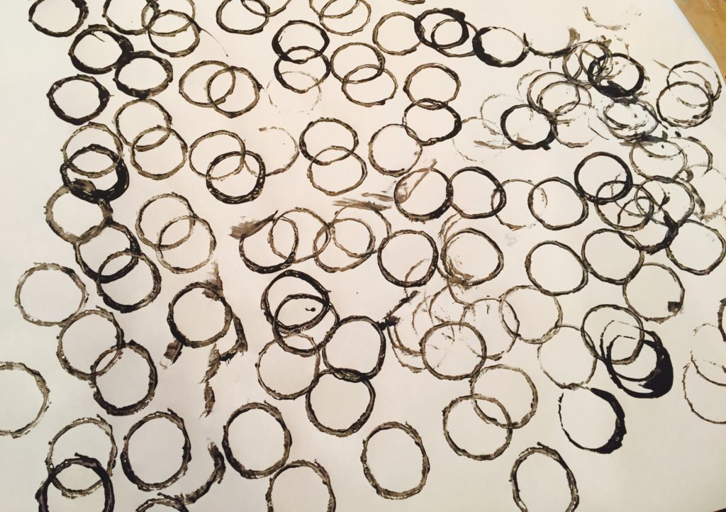 Circle Painting Process