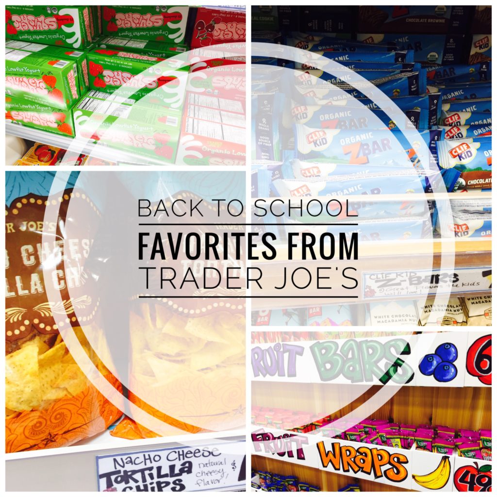 Great snacks for school from Trader Joe's!