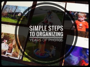 Simple Steps to Organizing Years of Photos - Glitter On A Dime