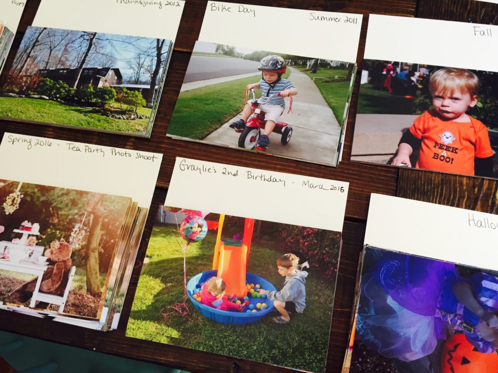 Simple Ways to Organize Years of photos for scrapbookers