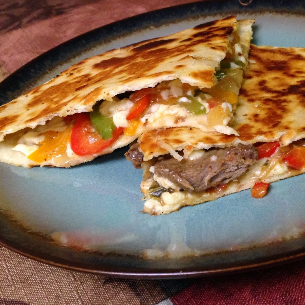 Steak Quesadillas make great freezer leftovers!