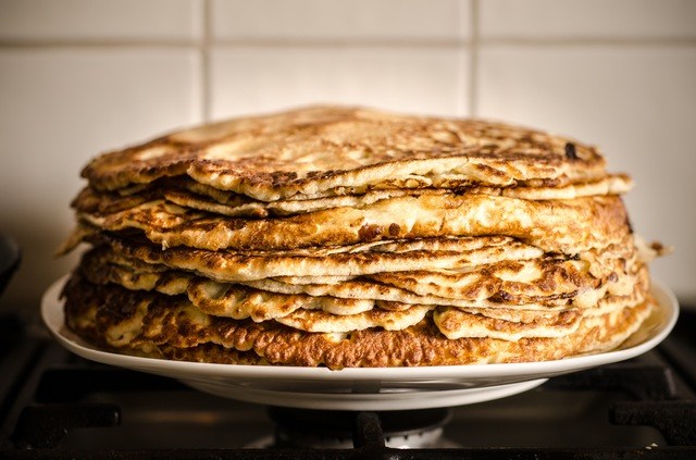 These spelt flour pancakes are delicious and great for freezing!