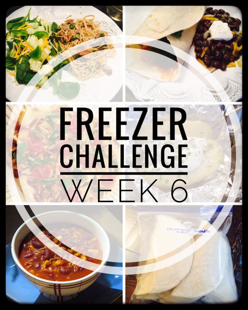 Weekly Meal Plan Freezer Challenge to help stock your freezer the easy way with leftovers.