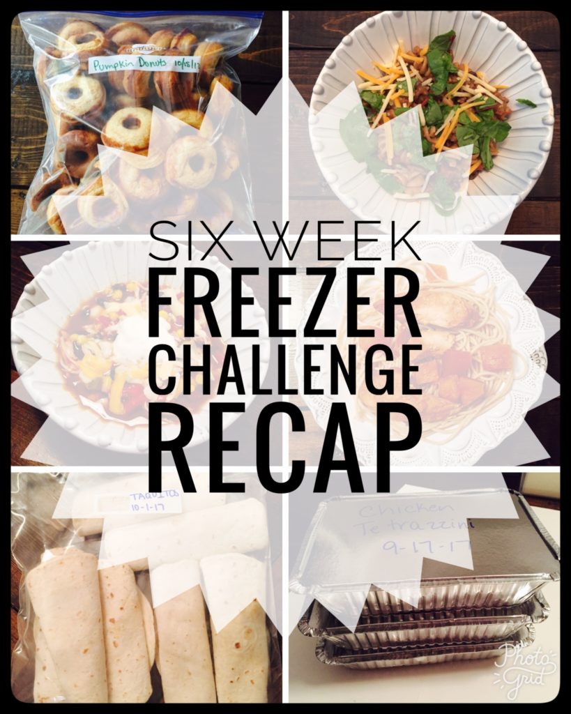 Weekly Meal Plan Freezer Challenge to help stock your freezer the easy way with leftovers.