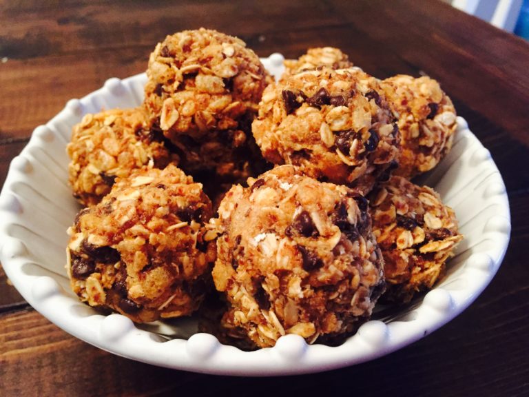 Peanut Butter Crunch Powerballs Glitter On A Dime