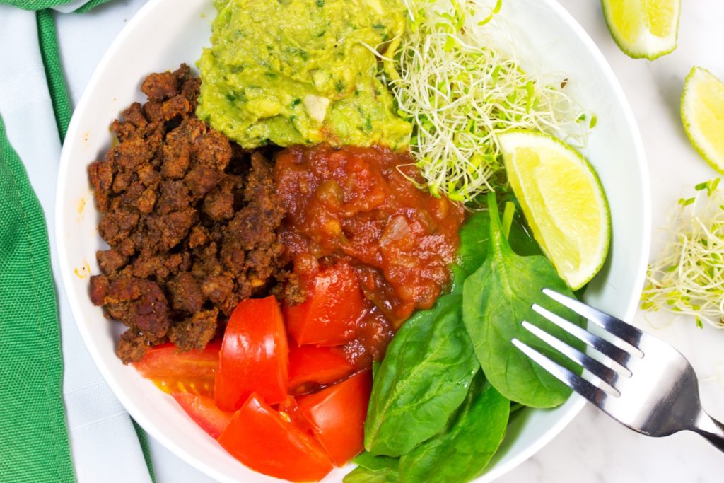 Skinny Low Carb Taco Bowls for the Whole 30