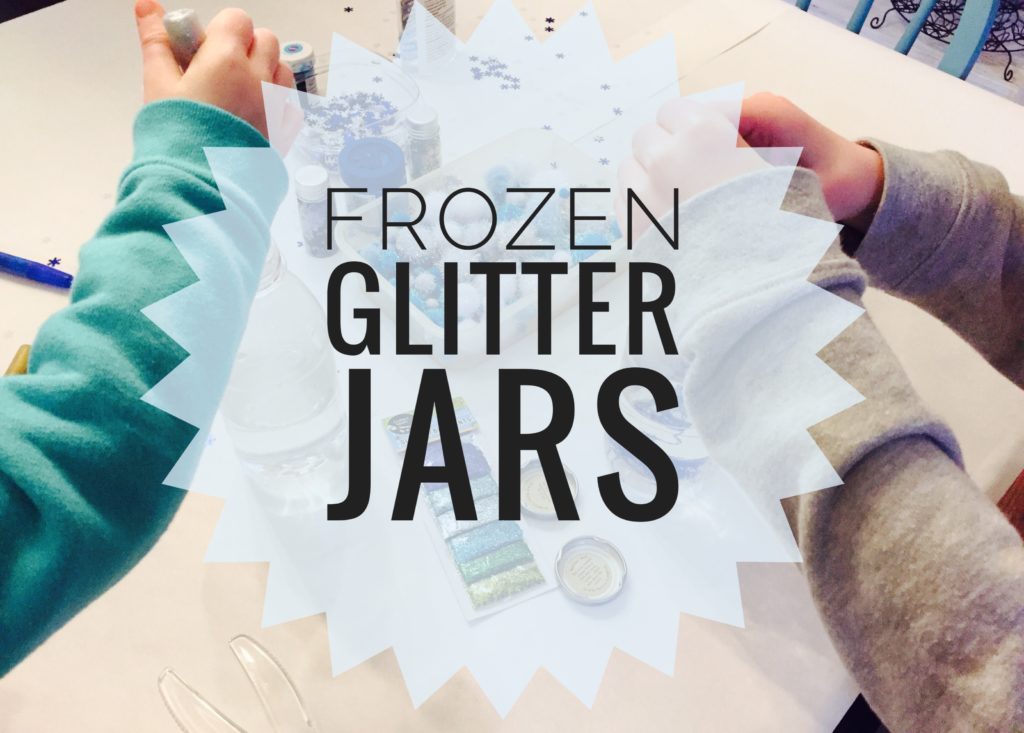 Frozen Glitter Calm Down Jars