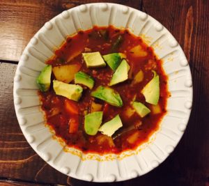 Whole 30 Day 1 Healthy Hamburger Soup