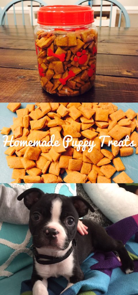 Homemade Puppy Treats #puppytreats