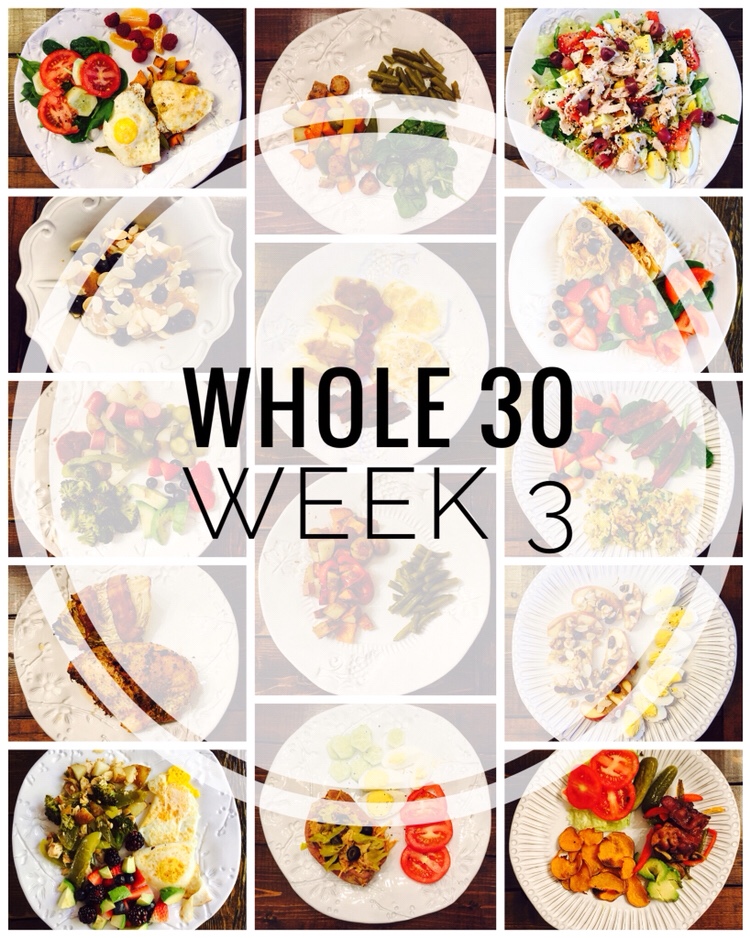 January Whole 30 Recap of Week 3