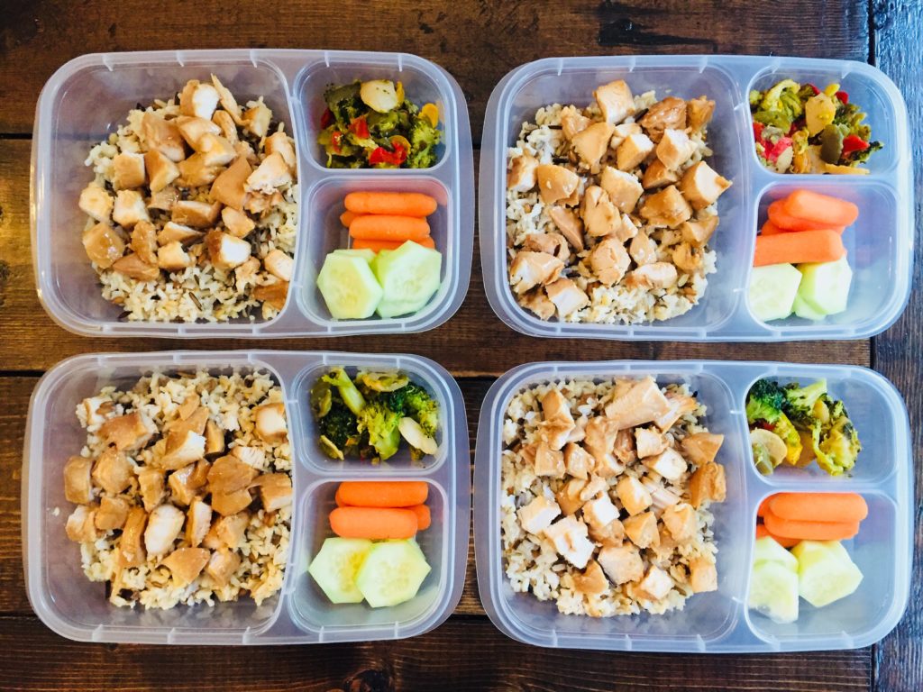 Teriyaki Chicken Lunch Prep