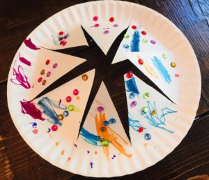 paper plate crowns - easy and cheap craft