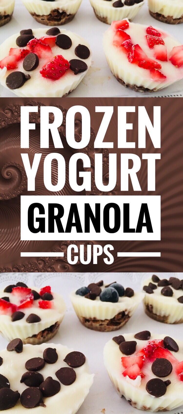 Frozen Yogurt Granola Cups Glitter On A Dime