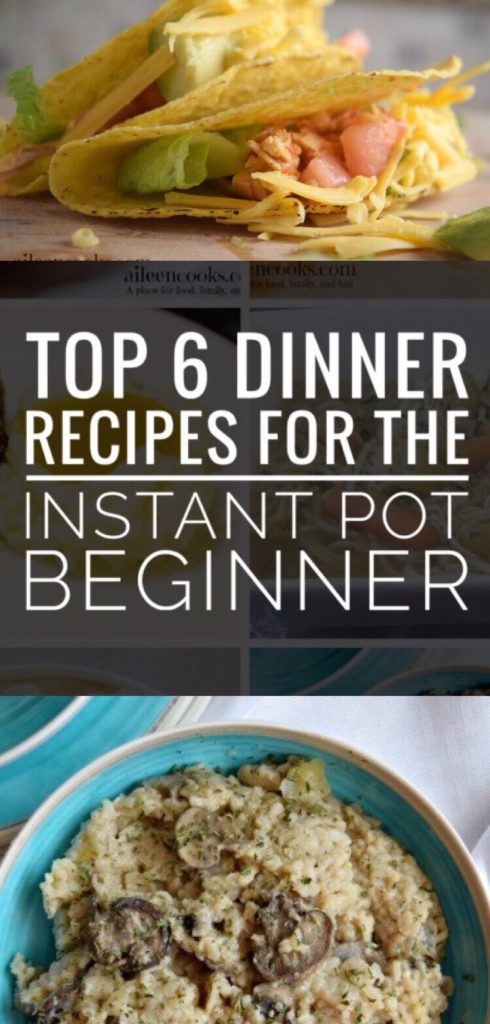 Top 6 Dinner Recipes for the Instant Pot Beginner - Glitter On A Dime