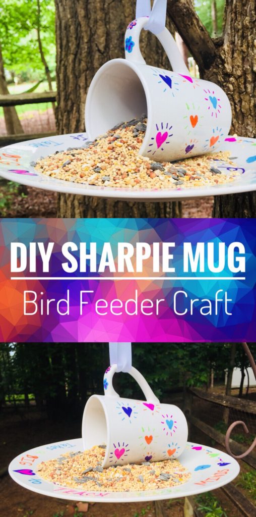 DIY Sharpie Mug Bird Feeder Craft