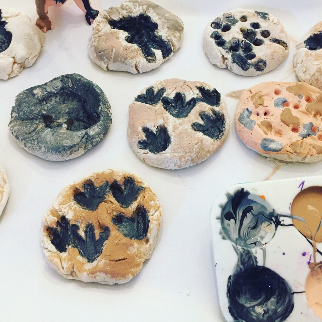 DIY Painted Dinosaur Fossils