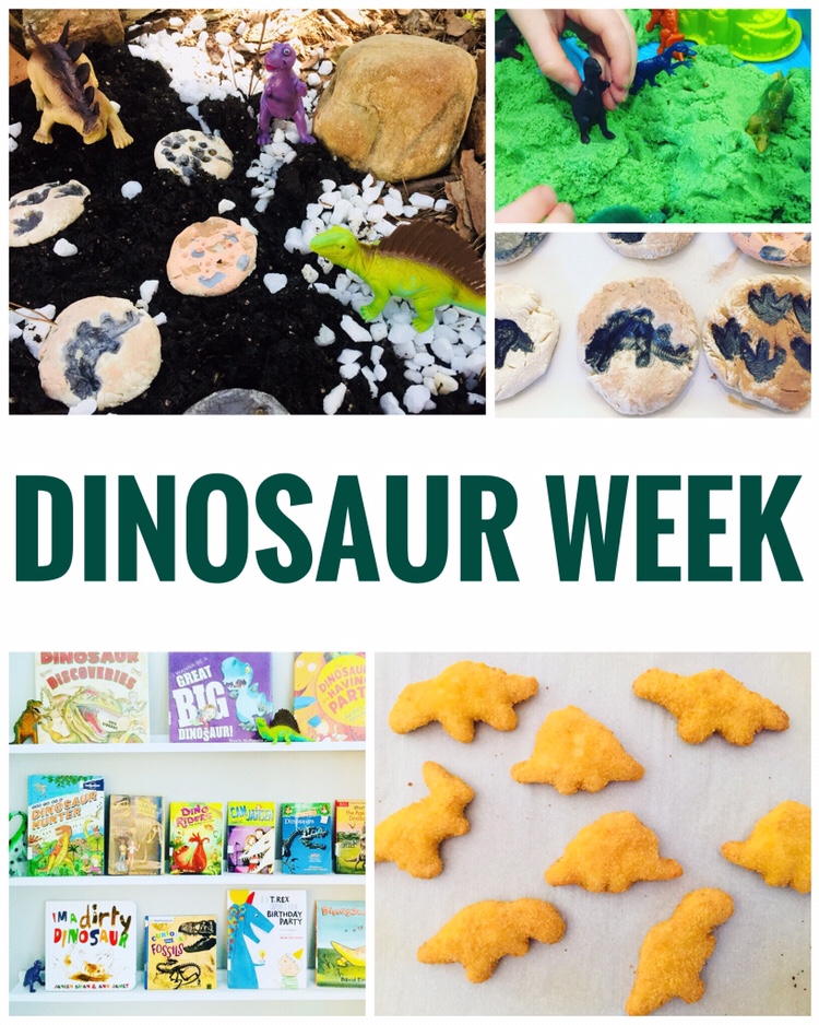 Simple and Fun Crafts & Activities for a week of Dinosaur Fun