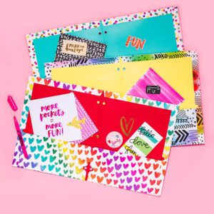 AmyTangerine folders perfect for back to school! These would brighten anyone's day!