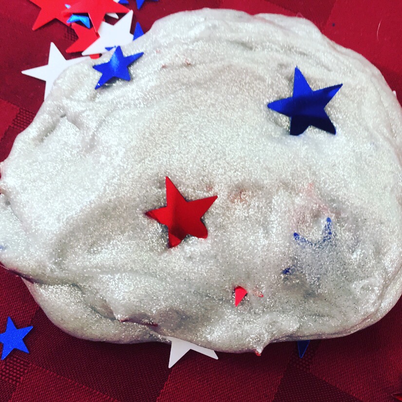 Glitter Patriotic Slime