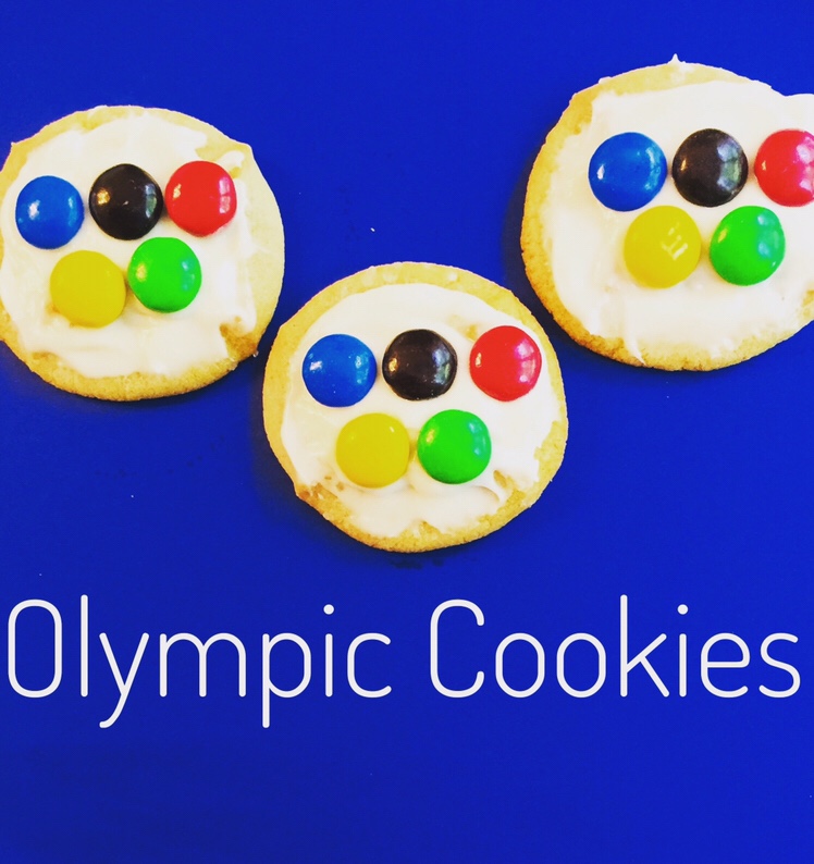 Olympic Cookies are super easy to make and a fun treat if you are celebrating or learning about the Olympics!