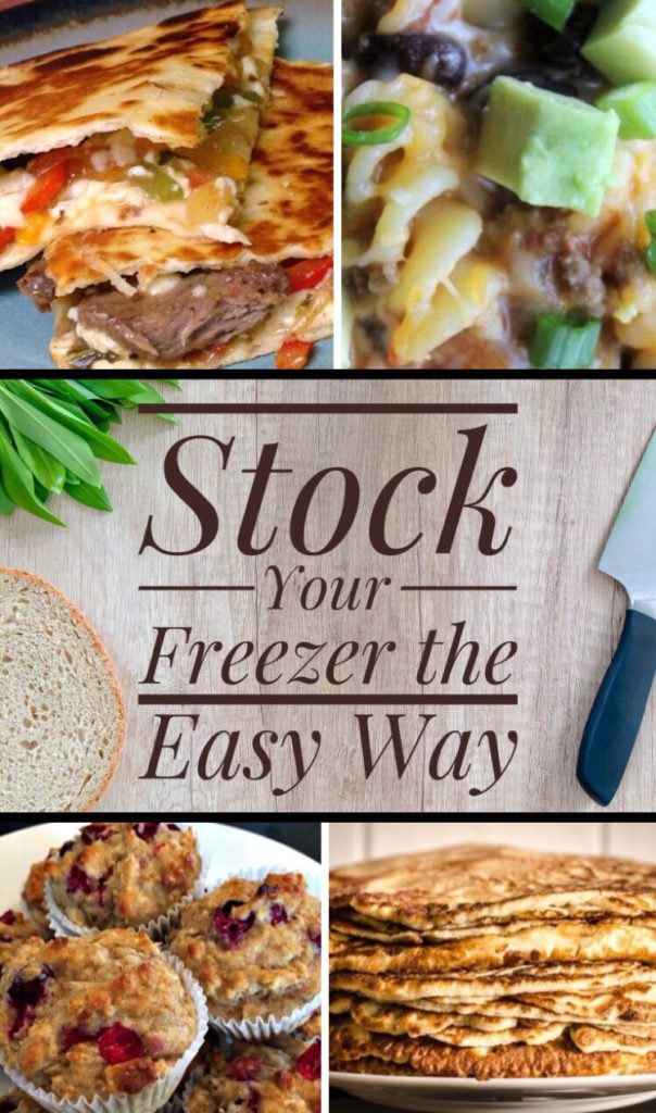 Stock your freezer the easy way before the busy holiday season starts by freezing leftovers. Just plan to cook in large batches for regular meals so there isn't a lot of extra work to be done. #freezermeals