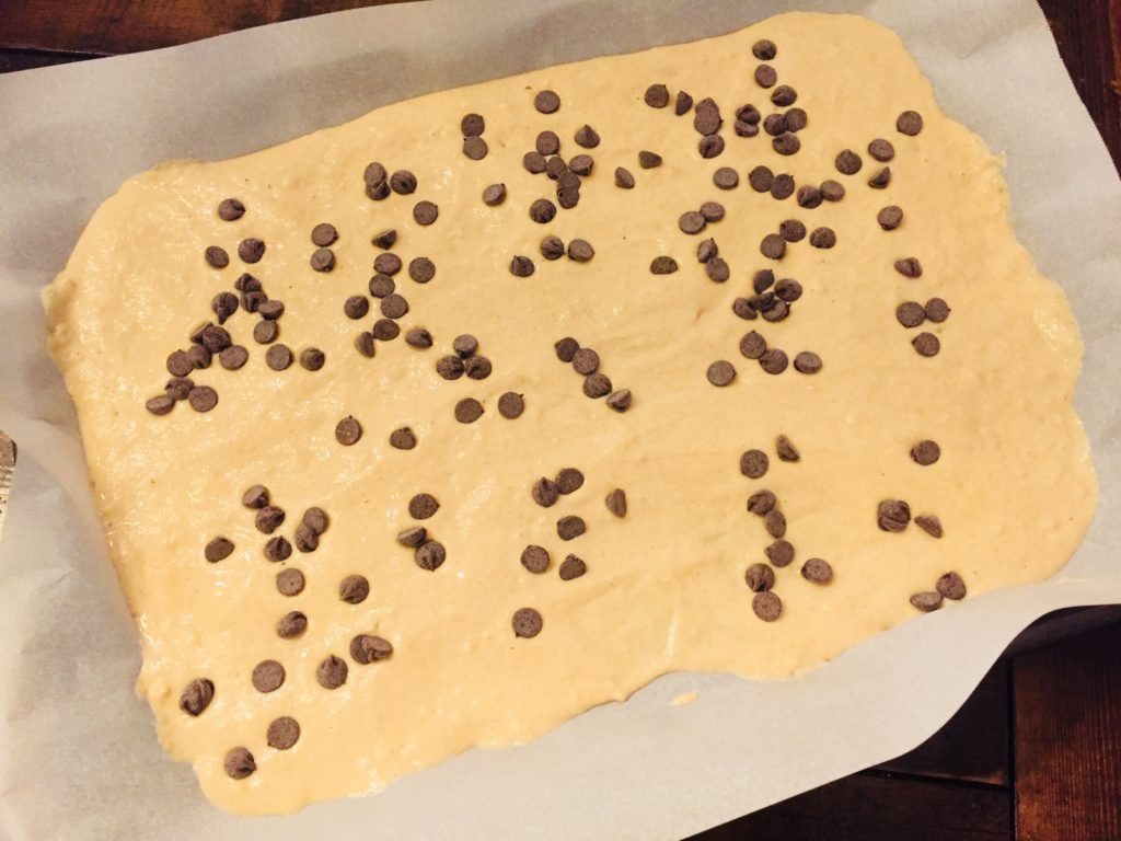 Chocolate Chip Sheet Pan Pancakes