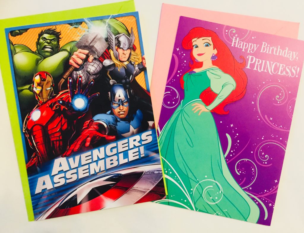 Character Cards by Hallmark sold at Dollar Tree