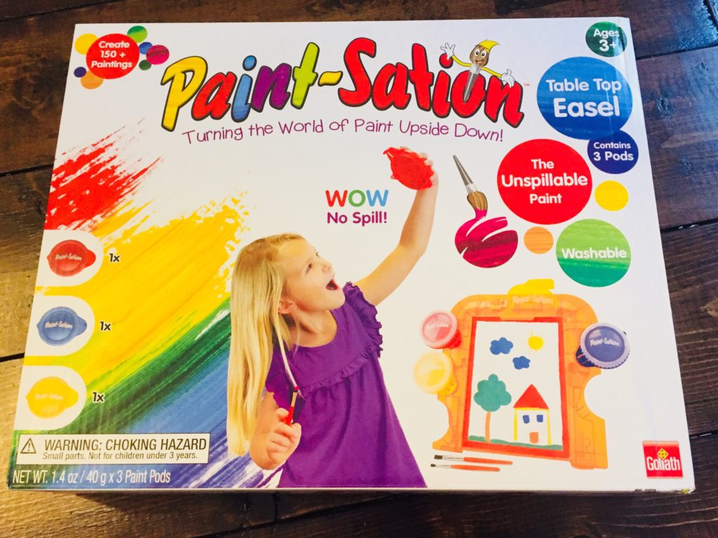 Paint-Sation mess free painting activity for kids