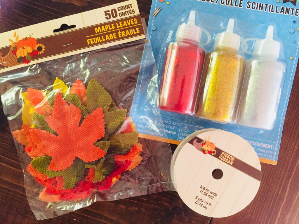 Fall Crafting Supplies from Dollar Tree