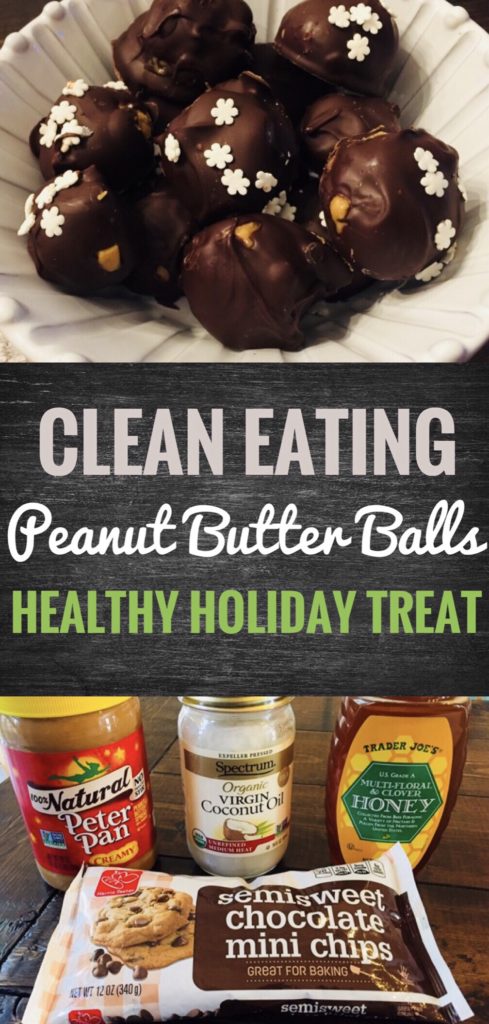 Get through the holidays with these yummy Clean Eating Peanut Butter Balls. They are actually a healthy holiday treat!