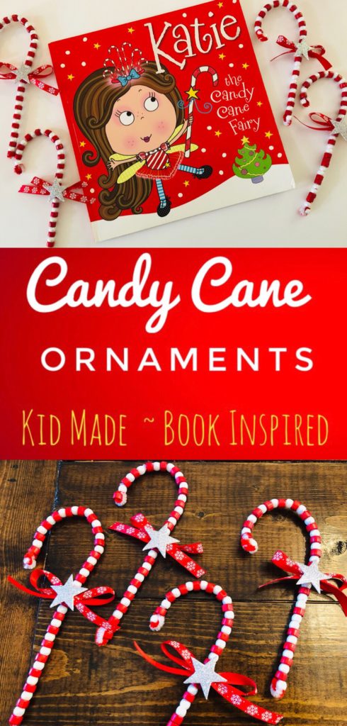 Beaded Candy Cane Kid-Made Ornaments