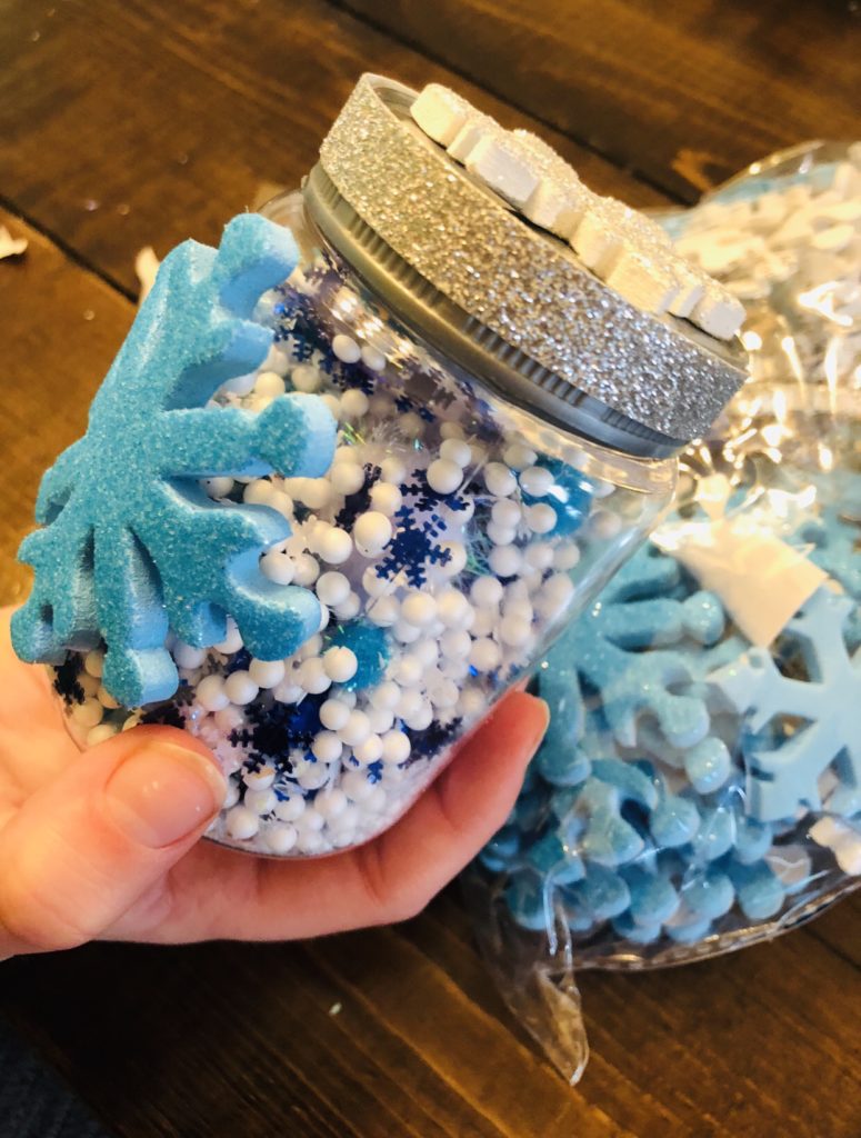 Snowflake Globe Ornament Craft