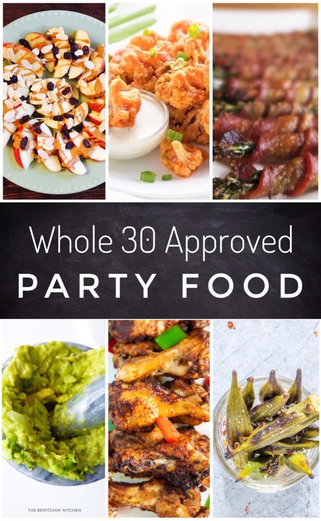 Whole 30 Approved Party Food - Survive the holidays with these awesome recipes. They are perfect Whole 30 recipes for parties, brunches or tailgating.