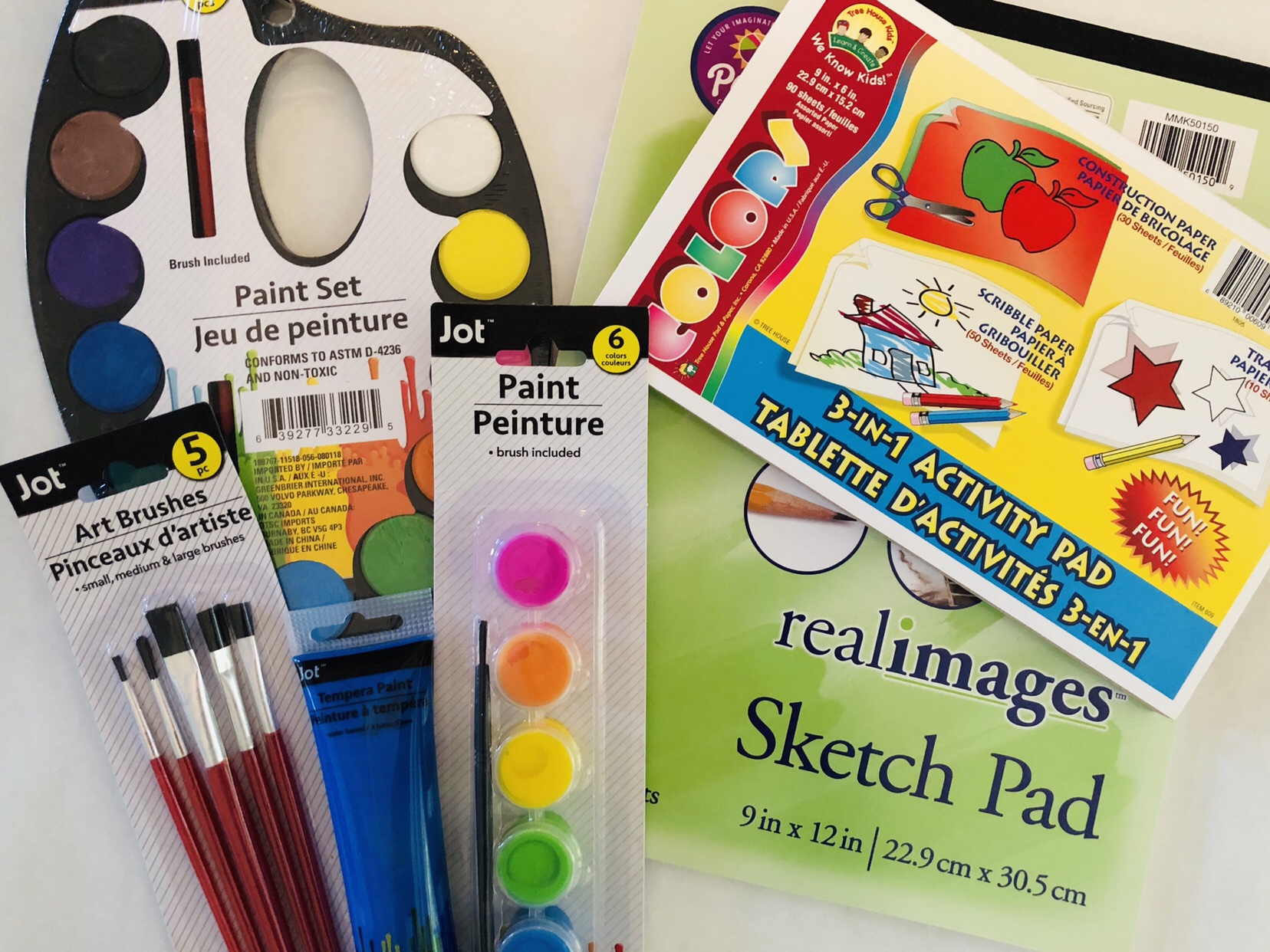 Dollar Tree Arts and Crafts Gift Basket Glitter On A Dime