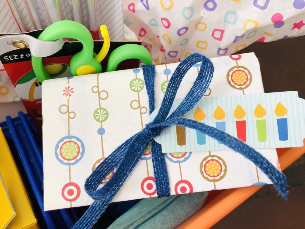 Birthday Gift Basket Gift Card Holder