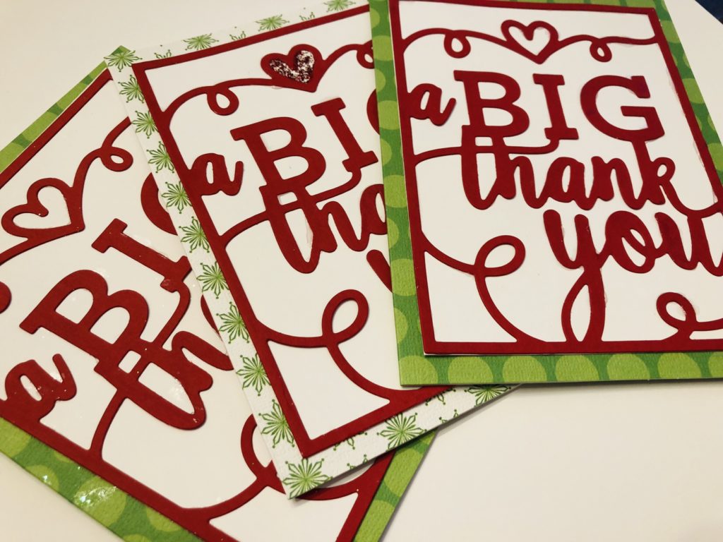 Quick Holiday Thank You Cards