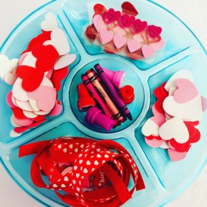 Valentine Heart Paper Plate Wreath Craft