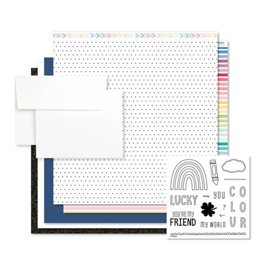 You Color My World Cardmaking Kit