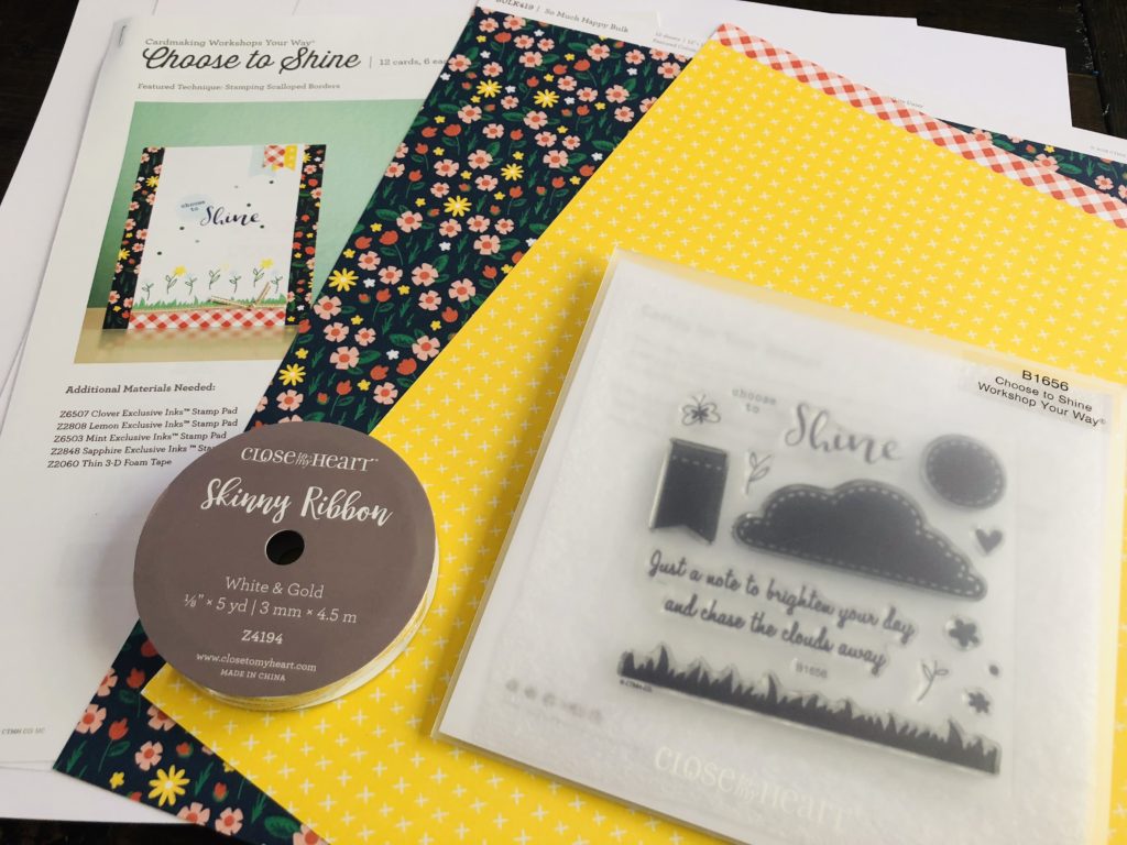 Cardmaking for Beginners using CTMH kits