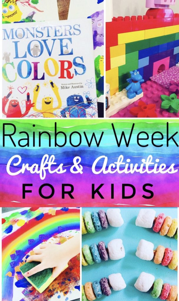 Rainbow Crafts & Activities for Kids - Bright and Colorful projects for kids of all ages. Perfect for spring break or summer camp!