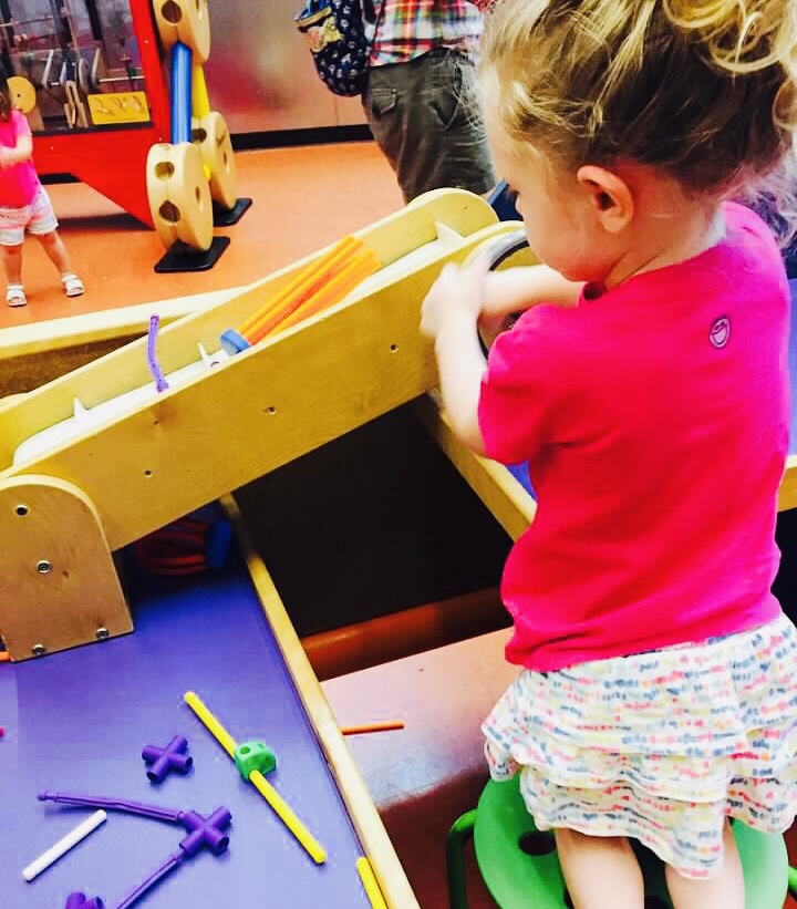 Tinker Toy Exhibit at local library