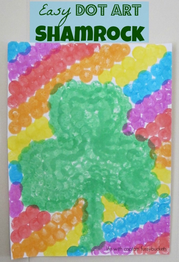 Dot Art Shamrock