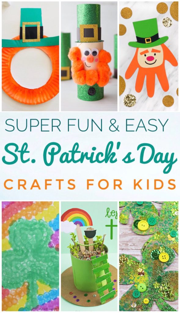 Super Fun and Easy St. Patrick's Day Crafts for Kids of all ages! 